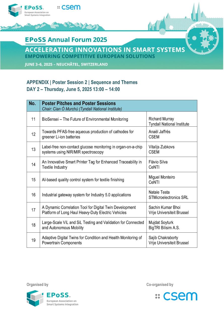 Annual Forum Agenda 10